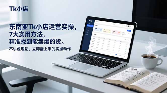 东南亚Tk小店运营实操，7大实用方法，精准找到能卖爆的货。不讲虚理论，立即能上手的实操动作-副业网