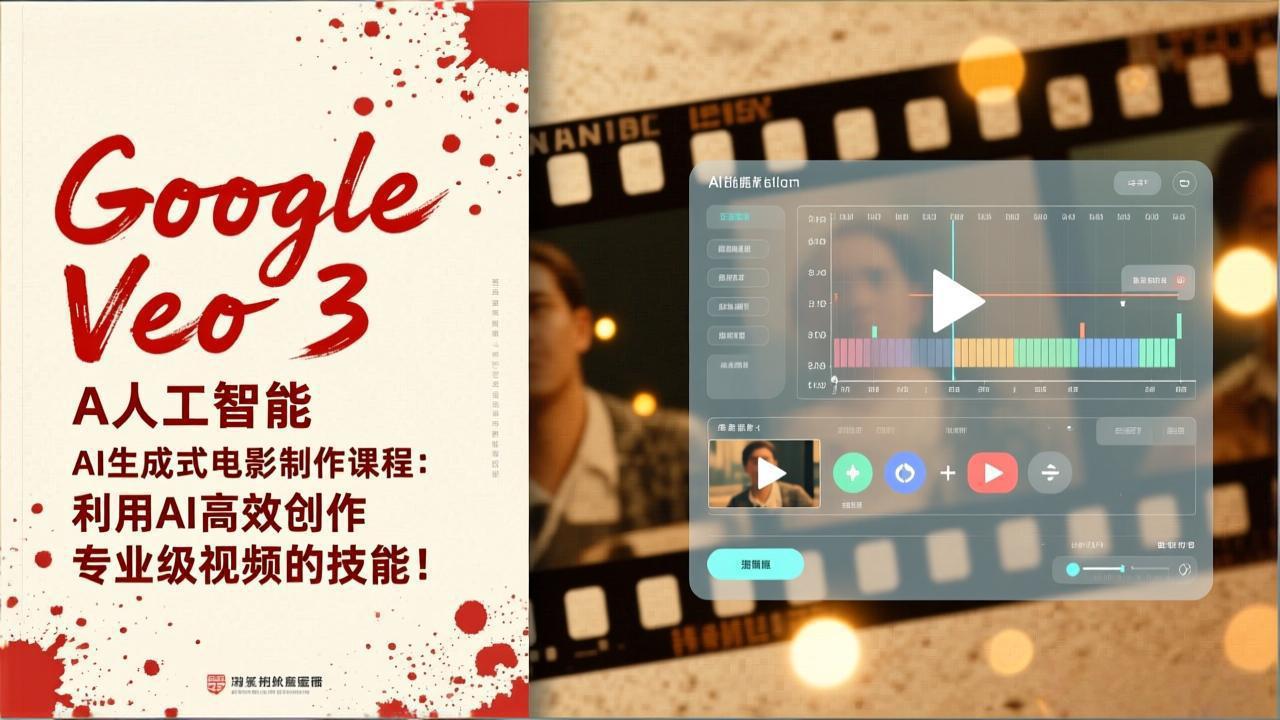 Google Veo 3人工智能AI生成式电影制作课程:利用AI高效创作专业级视频的技能!-副业网