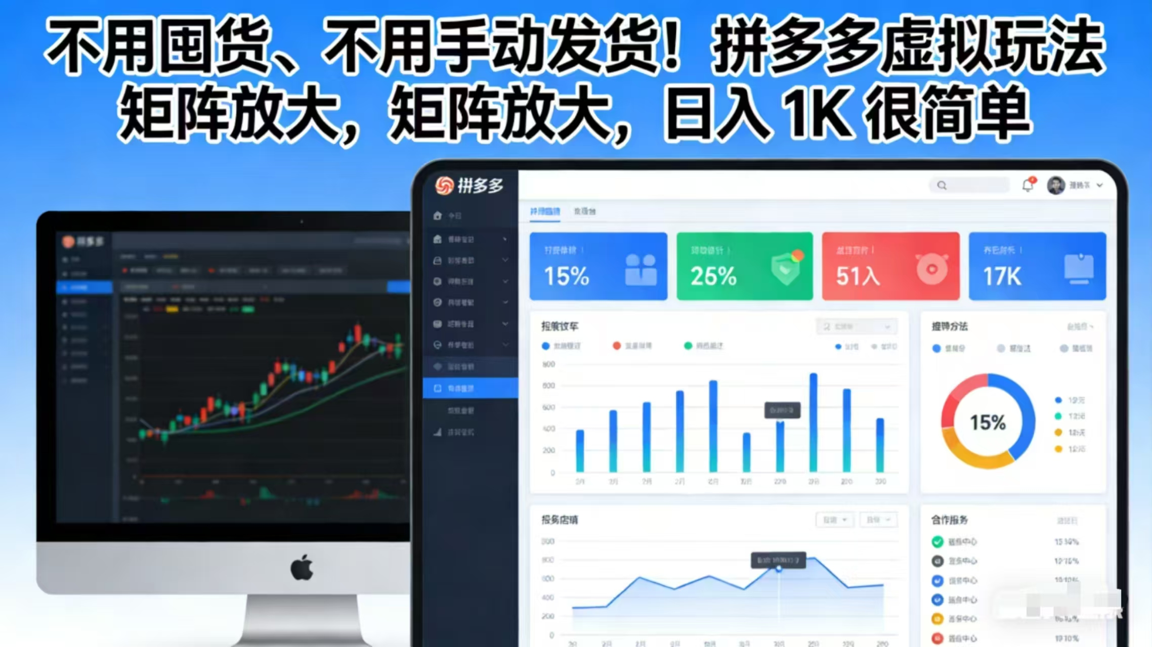 不用囤货、不用手动发货!拼多多虚拟玩法,矩阵放大,日入 1K 很简单-副业网