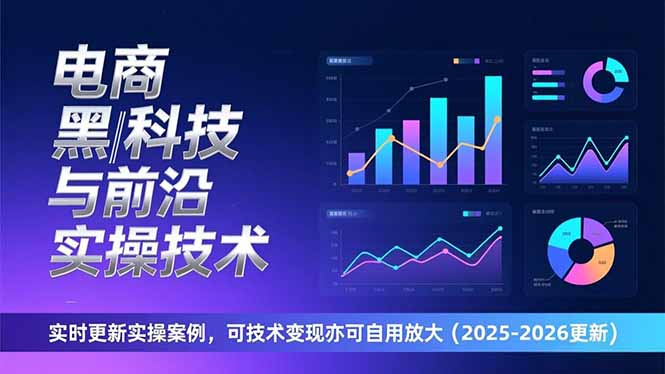 电商黑科技与前沿实操技术：实时更新实操案例，可技术变现亦可自用放大(2026更新-副业网