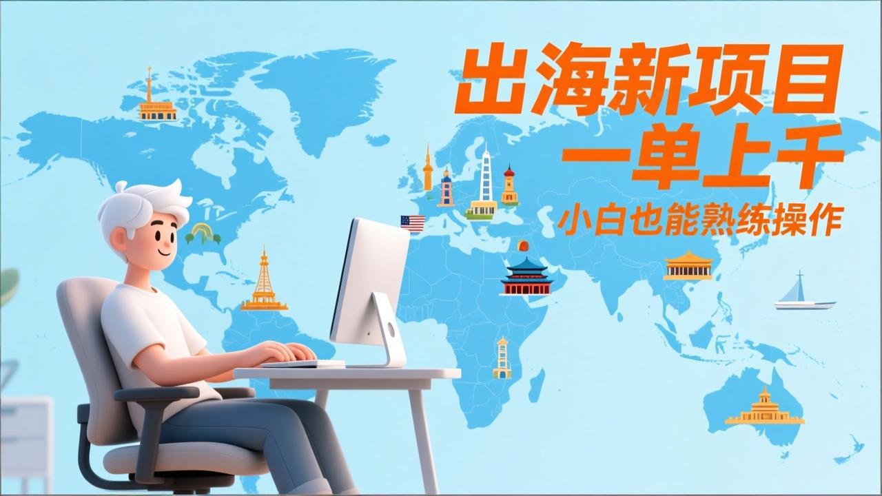 出海新项目,一单上千,小白也能熟练操作-副业网