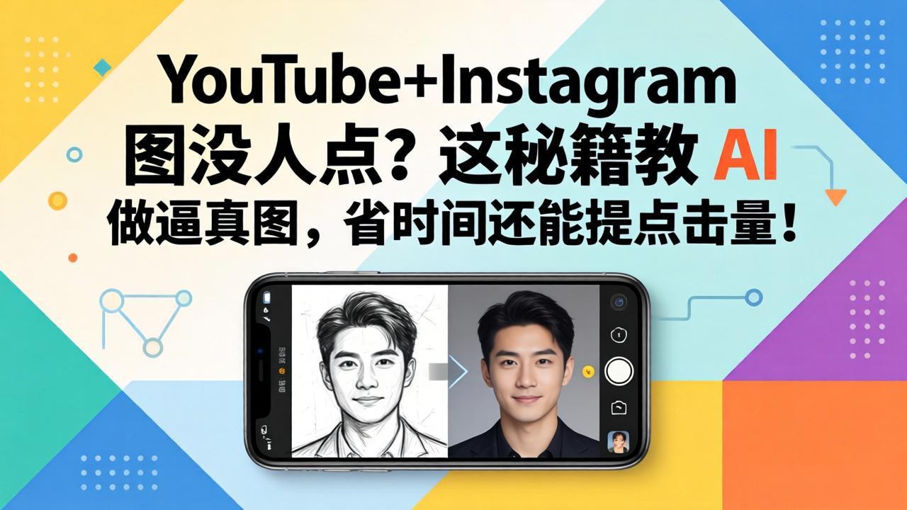 YouTube+Instagram图没人点?这秘籍教 AI 做逼真图,省时间还能提点击量-副业网