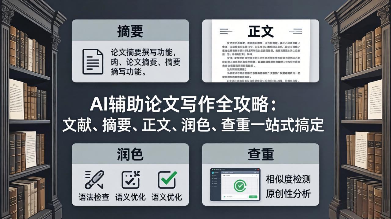 AI辅助论文写作全攻略:文献、摘要、正文、润色、查重一站式搞定-副业网