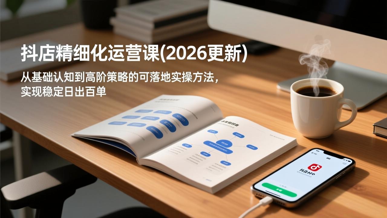 抖店精细化运营课(更新5月-副业网