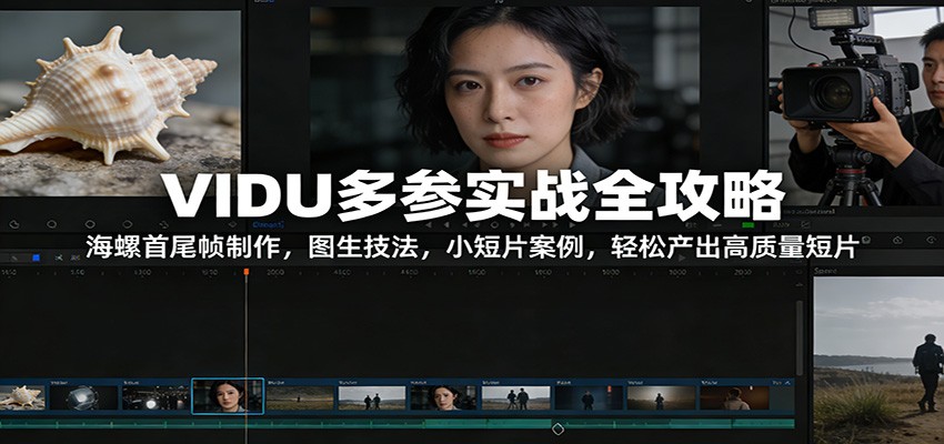 VIDU多参实战全攻略：海螺首尾帧制作，图生技法，小短片案例，轻松产出高质量短片-副业网