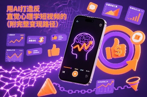 用AI打造“反直觉”心理学短视频的流量密码(附完整变现路径)-副业网