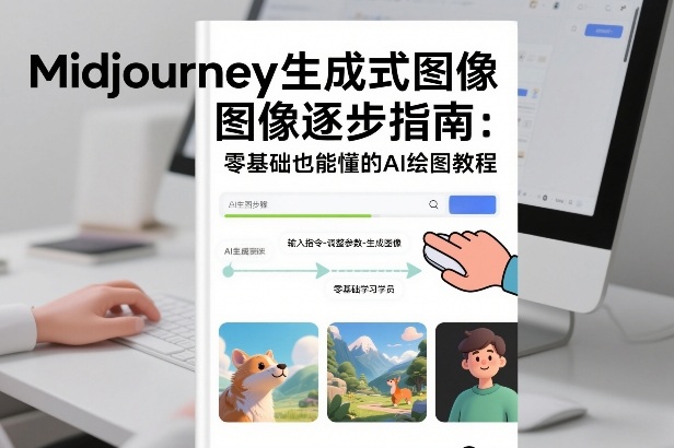 Midjourney生成式图像逐步指南:零基础也能懂的AI绘图教程-副业网