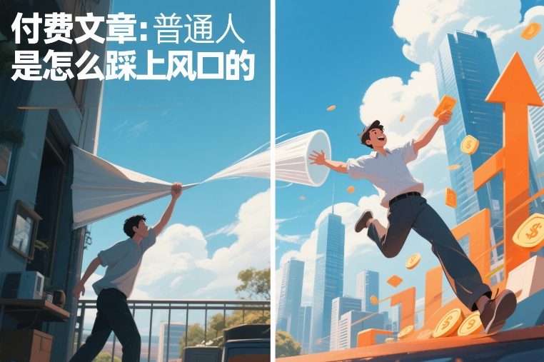 付费文章：普通人是怎么踩上风口的-副业网