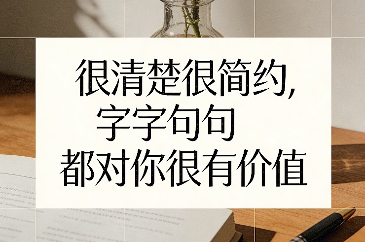 付费文章:很清楚很简约,字字句句都对你很有价值-副业网