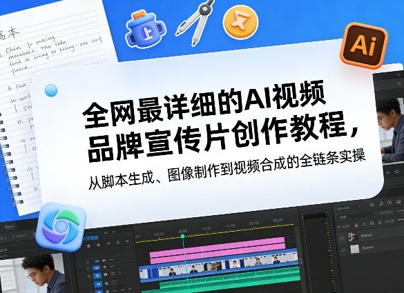 全网最详细的AI视频品牌宣传片创作教程,从脚本生成、图像制作到视频合成的全链条实操-副业网