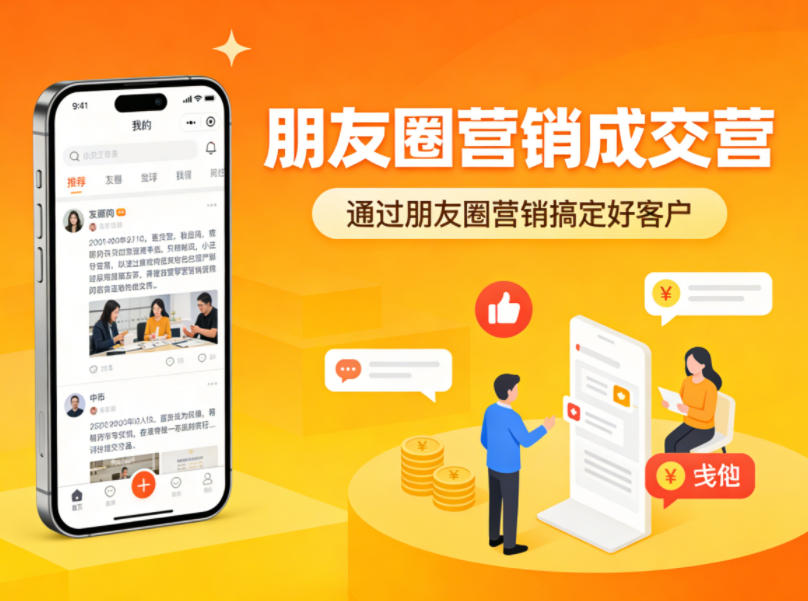 朋友圈营销成交营,通过朋友圈营销来搞定好客户-副业网