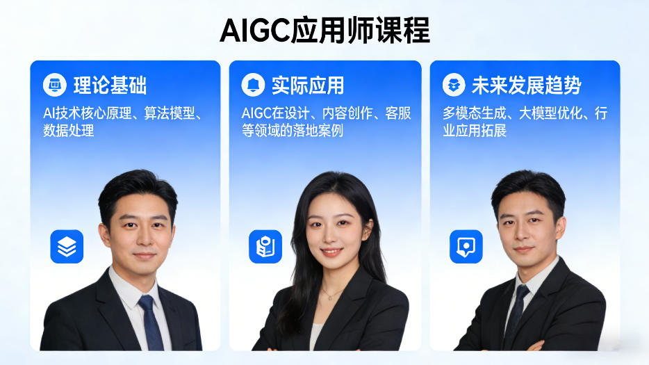 AIGC应用师课程,覆盖了AI技术的理论基础、实际应用、以及未来发展趋势(更新)-副业网