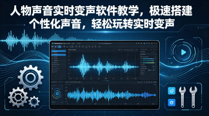 人物声音实时变声软件教学,极速搭建个性化声音,轻松玩转实时变声-副业网