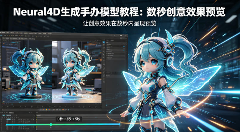 Neural4D生成手办模型教程,让创意效果在数秒内呈现预览-副业网