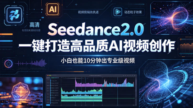 Seedance2.0一键打造高品质AI视频创作,小白也能10分钟出专业级视频-副业网
