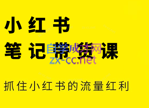 张宾·小红书笔记带货课(更新2026)-副业网