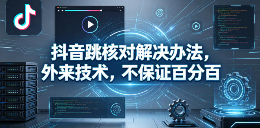 抖音跳核对解决办法，外来技术，不保证百分百-副业网