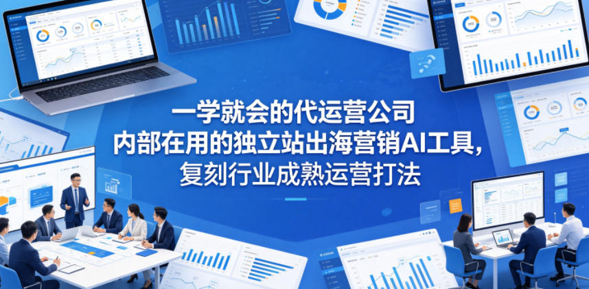一学就会的代运营公司内部在用的独立站出海营销AI工具,复刻行业成熟运营打法-副业网