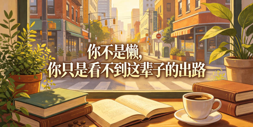 付费文章：你不是懒，你只是看不到这辈子的出路-副业网