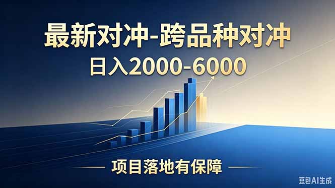 跨品种对冲震撼首发！日收益2000-6000+，项目绿色长久，安全稳健，合规靠谱，可批量放大-副业网