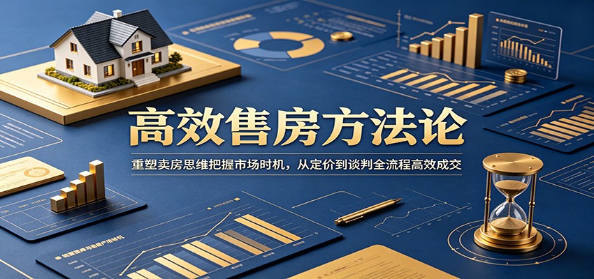高效售房方法论:重塑卖房思维把握市场时机,从定价到谈判全流程高效成交-副业网