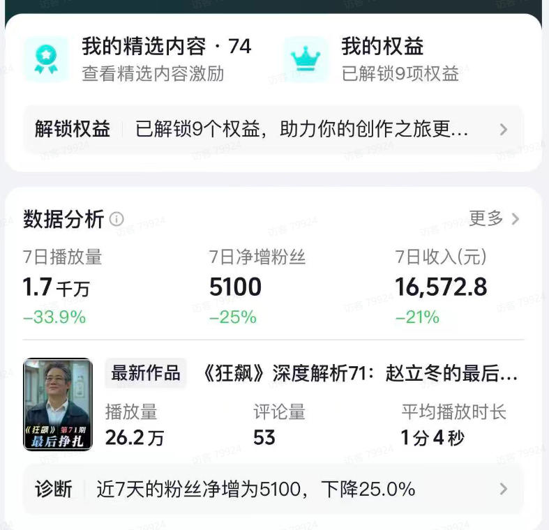 图片[2]-抖音某大佬的影视剧深度解读解说教学，小白轻松冲精选签约独家，收益翻数倍，日入1k+-副业网