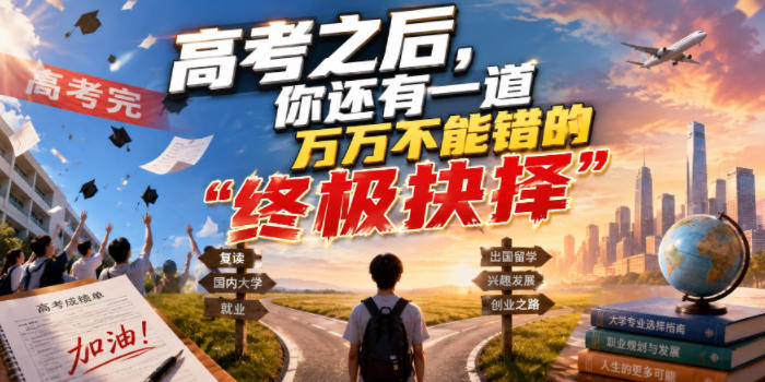 付费文章：高考之后，你还有一道万万不能错的“终极抉择”-副业网
