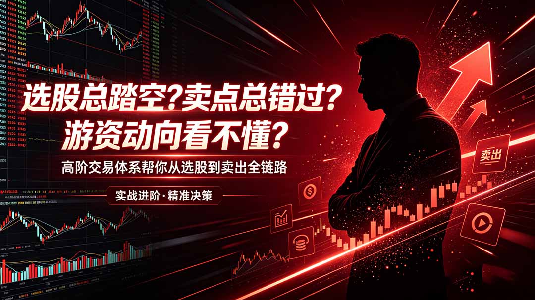 选股总踏空？卖点总错过？游资动向看不懂？高阶交易体系帮你从选股到卖出全链路(更新6月-副业网