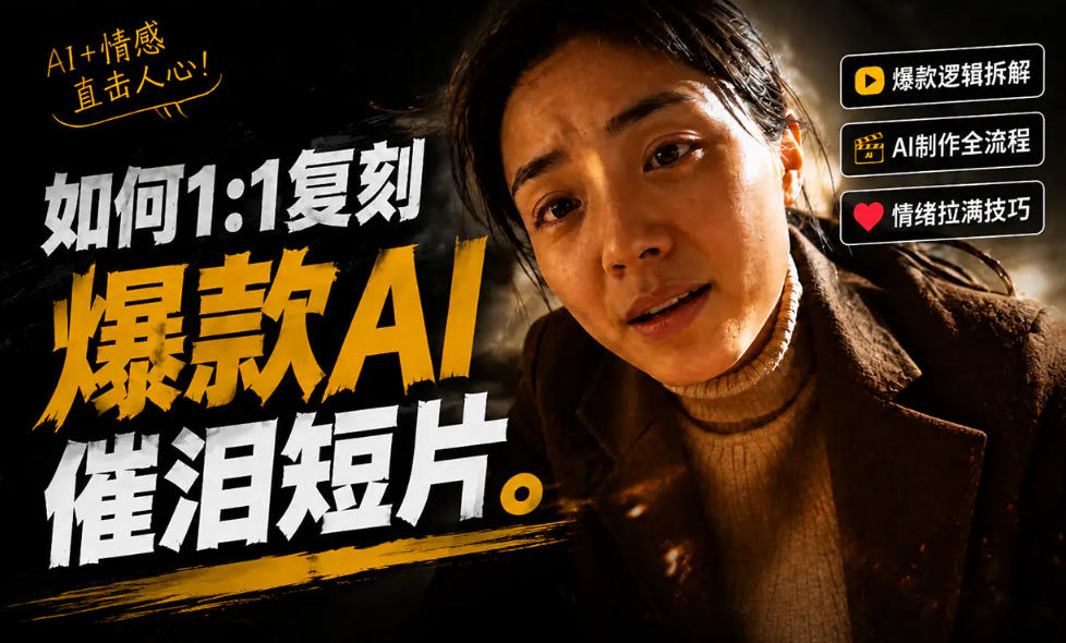 豆包+Gemini生成真人AI短剧-拆解复刻百万爆款第一人称短片,一站式讲透爆款复刻全流程-副业网