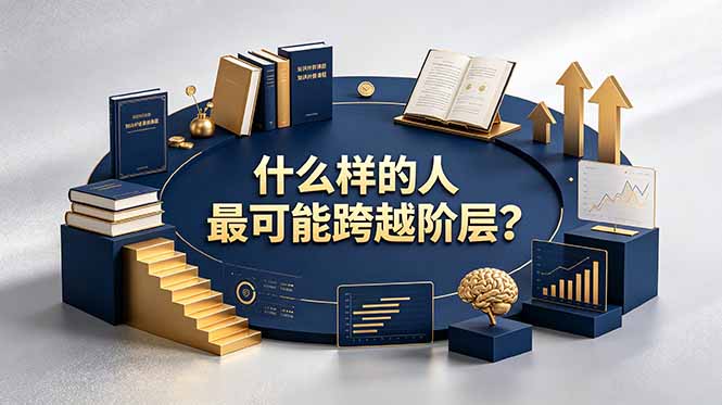 付费文章：什么样的人最可能跨越阶层？具备这五种特质，普通人也能顺利跨越阶层-副业网