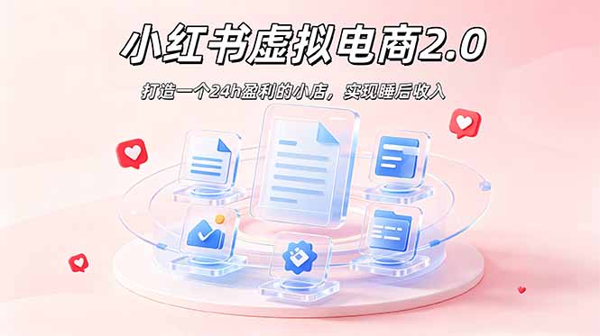 2026 年最强风口掘金项目：AI小红书虚拟电商，布局搜索流量，每日躺赚500+-副业网