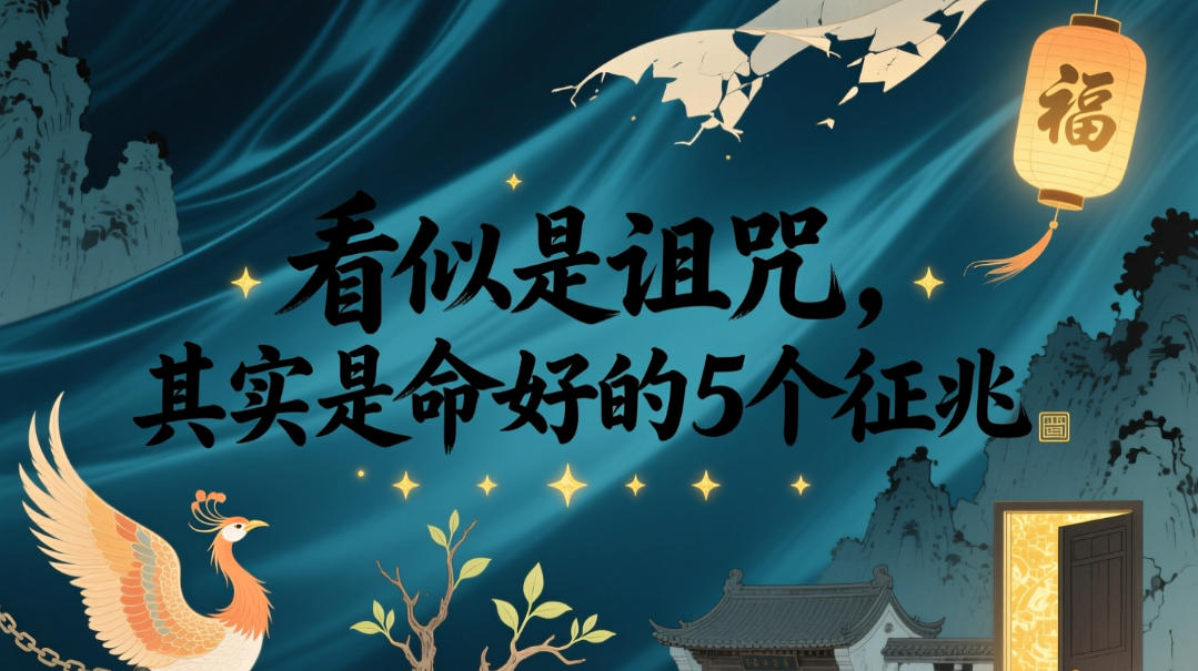 付费文章：看似是诅咒，其实是命好的5个征兆-副业网