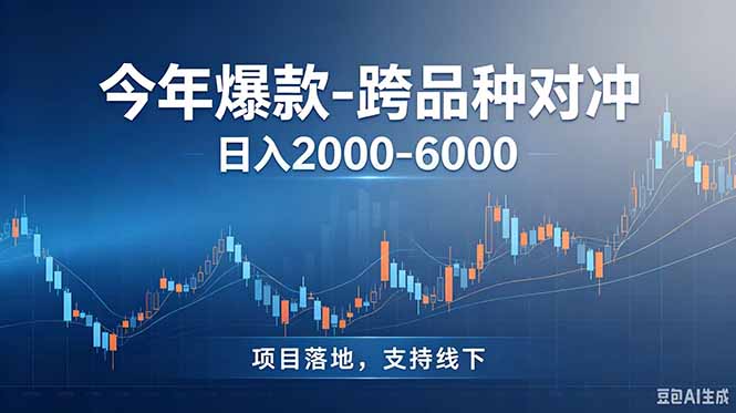 跨品种最新对冲震撼首发！日收益2000-6000+，项目绿色长久，安全稳健，合规靠谱，可批量放大-副业网