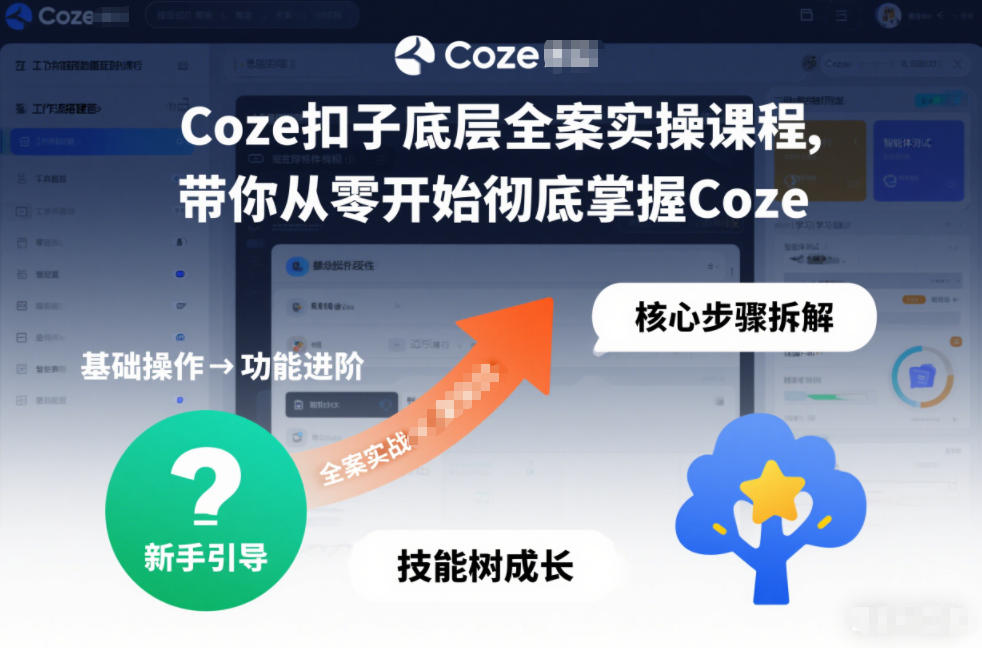 Coze扣子底层全案实操课程,带你从零开始彻底掌握Coze(更新7月)-副业网