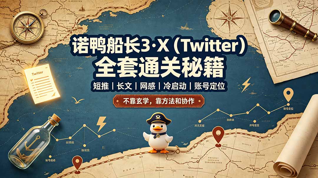 诺鸭船长3·X(Twitter-副业网