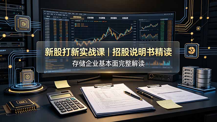 付费文章:新股打新实战课|招股说明书精读,存储企业基本面完整解读-副业网