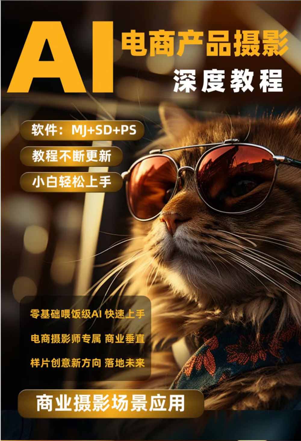 图片[5]-AI电商人像摄影实战课·SD多端部署｜MJ完整教学｜家电护肤家具商品图人像写真全案例-副业网