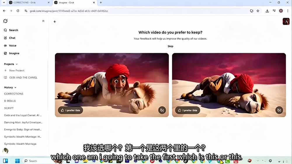 图片[9]-Grok Imagine AI故事动画短片实战：电影级视觉效果+角色一致性+高级提示词+后期剪辑全流程-副业网