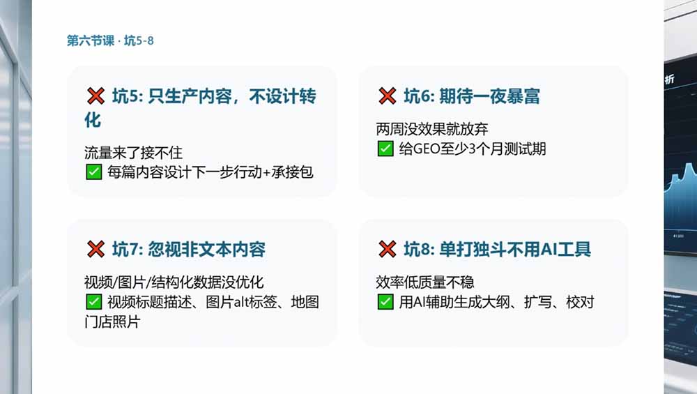 图片[2]-2026GEO搜索优化实战课：AI收录规则拆解｜六步增长落地法｜企业流量暴涨全套实操教程-副业网