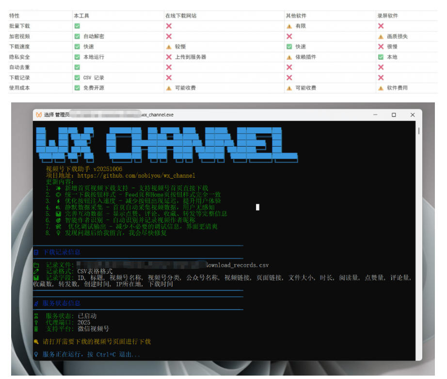 图片[2]-Github热门工具，视频号下载神器又来了！一键注入下载按钮，轻松下载，使用便捷wx_channel-副业网