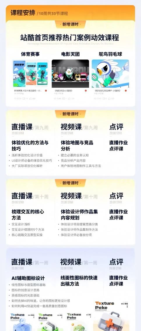 图片[2]-AI+UI系统实战课：十周完整教学｜图标IP运营视觉｜笔试作品集交互动效全套落地教程-副业网