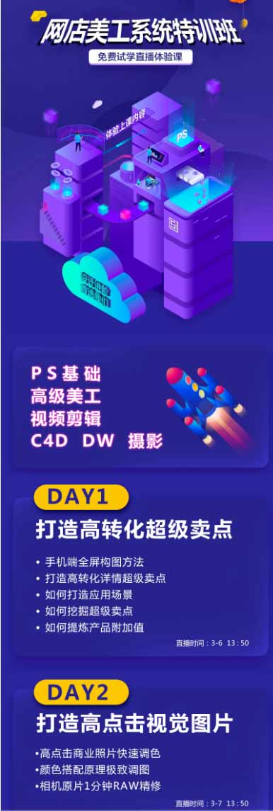 图片[2]-网店美工系统精英班-7月：PS基础×主图设计×海报实战×详情页×首页装修×产品修图×视频剪辑×人像精修。-副业网
