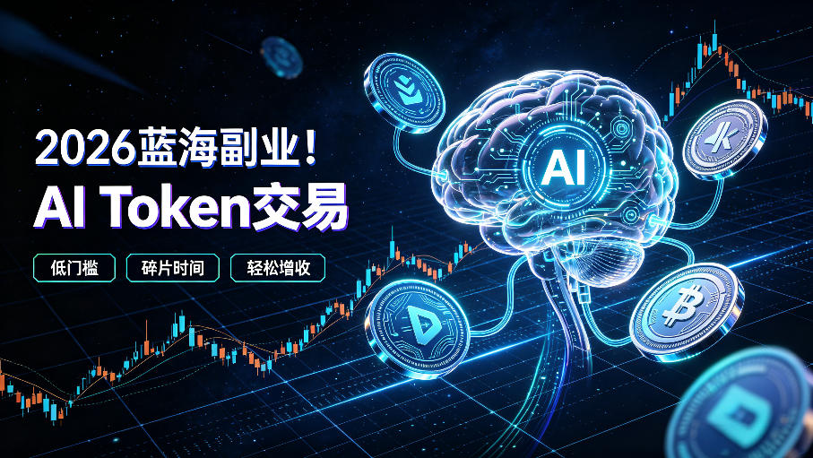 2026全新风口副业｜AI智能Token交易，空闲时间轻松 賺 收益，无需全天盯盘【揭秘】-副业网