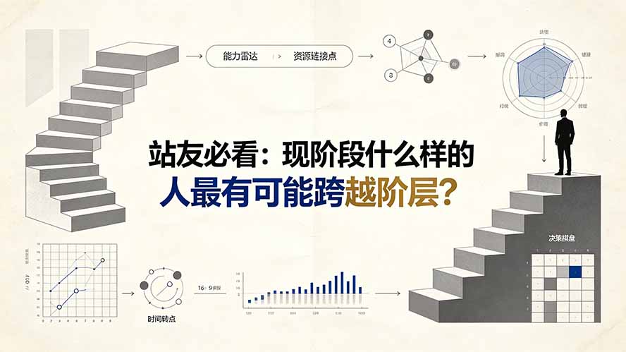 付费文章：站友必看：现阶段什么样的人最有可能跨越阶层?-副业网