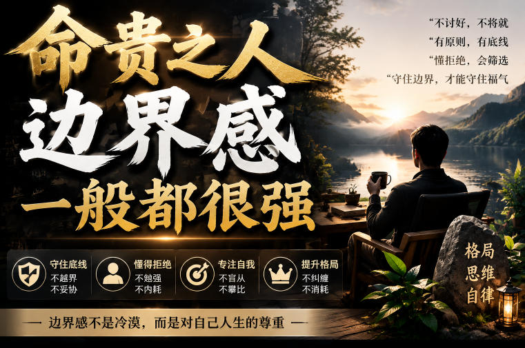 付费文章:命贵之人,边界感一般都很强-副业网