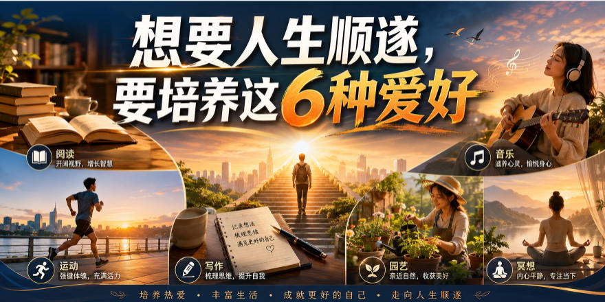 公众号付费文章：想要人生顺遂，要培养这6种爱好-副业网
