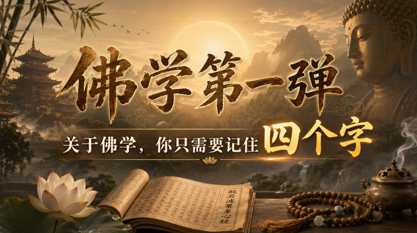 付费文章:佛学第一弹,关于佛学,你只需要记住四个字-副业网