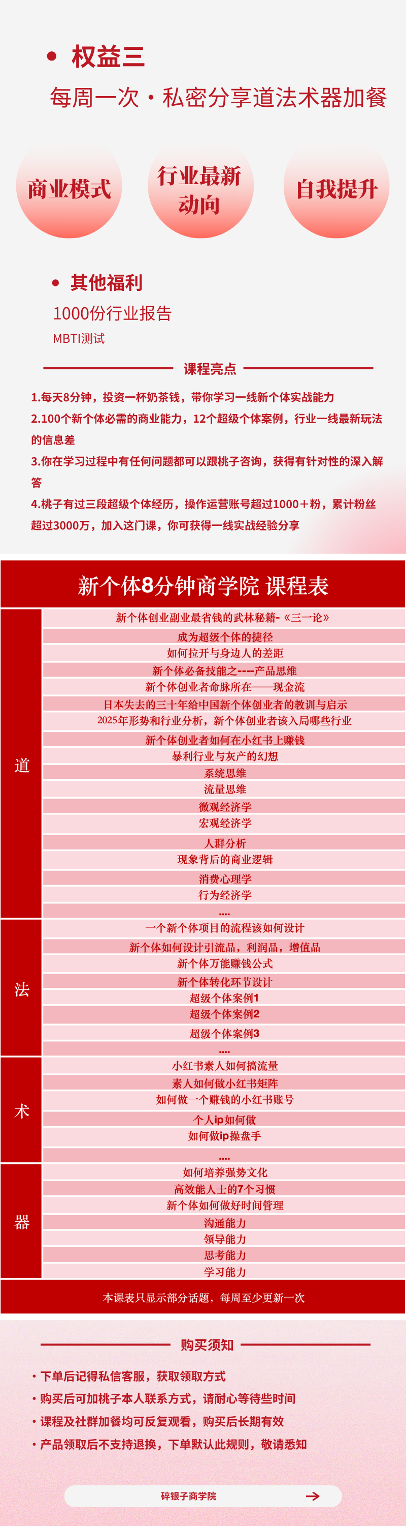 图片[4]-AI+新个体创业必修课｜道法术器｜商业逻辑·小红书流量·AI智能体｜低成本打造个人变现小生意全套教学-副业网