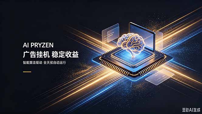 AI Pryzen 广告挂机|24小时自动跑,日入300-500,新手零门槛-副业网