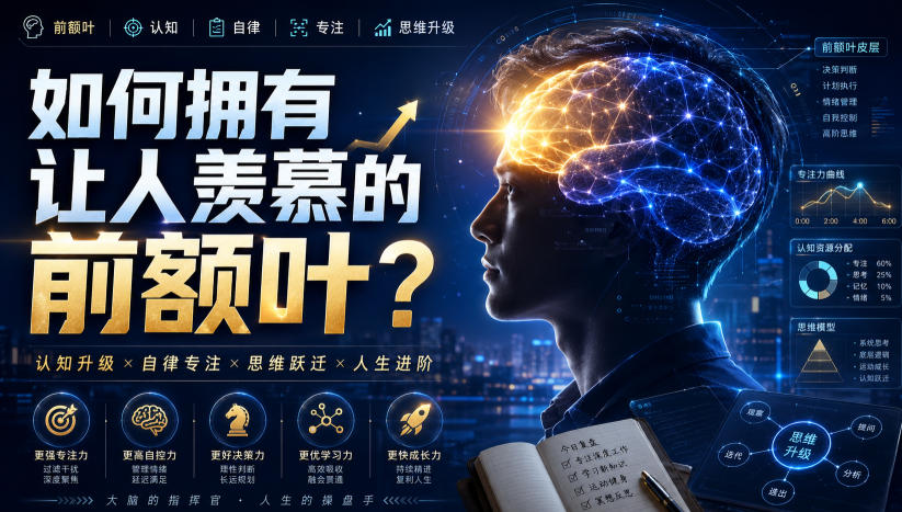 付费文:如何拥有让人羡慕的前额叶?-副业网